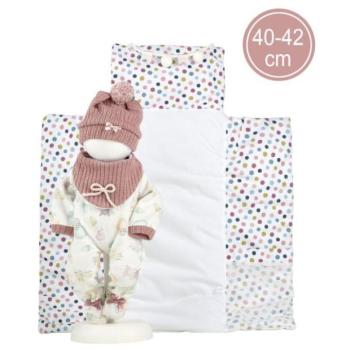 Llorens M738-88 baba ruha ÚJSZÜLÖTT baba méret 40–42 cm kiegészítőkkel kép
