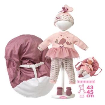 Llorens M740-14 baba ruha újszülött babának ÚJ SZÜLETÉS 40-42 cm méretben kézi hordozóval kép