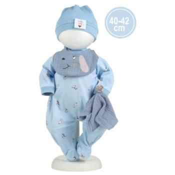 Llorens M741-20 baba ruha ÚJSZÜLÖTT babának 40–42 cm-es méretben kiegészítőkkel kép