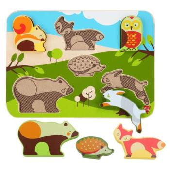 Lucy & Leo 225 Forest Animals -Fa kirakós játék 7 db kép