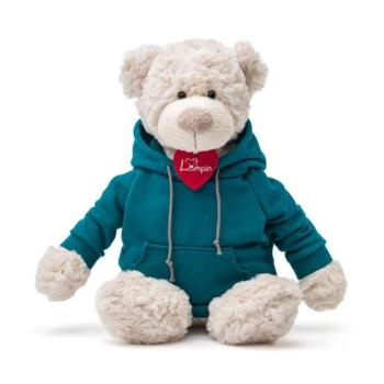 Lumpin Medveď Spencer kék pulóverben, 36cm
