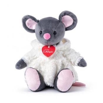 Lumpin Mouse Azumi szürke, fehér bundában kép
