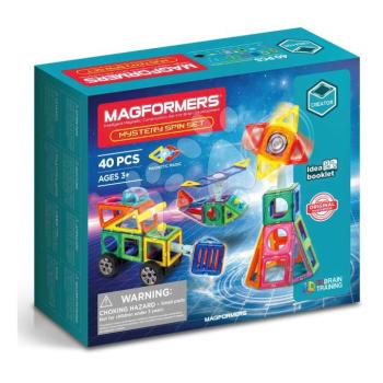 Mágneses építőjáték Mystery Spin Set Creator Magformers forgatható elemmel 40 részes kép