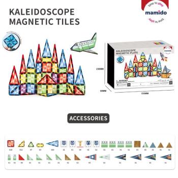 Mágneses építőkészlet űr 50 darab, Kaleidoscope MT1486
