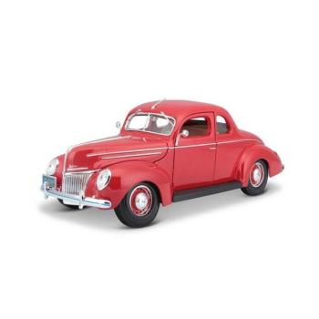 Maisto - 1939 Ford Deluxe Coupe, piros, 1:18 kép