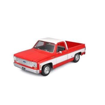 Maisto - 1974 Chevrolet C10 Cheyenne Super, piros-fehér, 1:18
