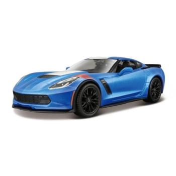 Maisto - 2017 Corvette Grand Sport, fém kék, 1:24 kép