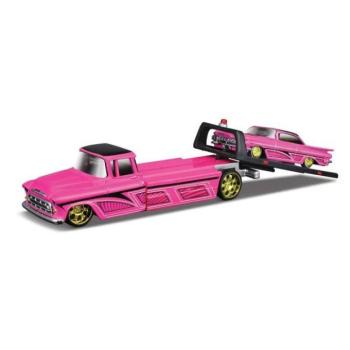 Maisto - Design Elite Transport, 1957 Chevrolet Flatbed + 1959 Chevrolet Impala SS, 1:64 kép