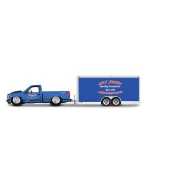 Maisto - Design Tow & Go, 1993 Chevrolet 454 SS Pickup Autószállító Trailer, 1:64 kép