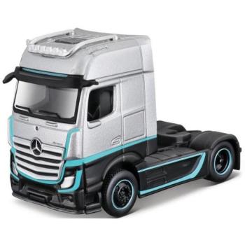 Maisto – egyedi szerelvények – Mercedes-Benz Actros 1851, ezüst-fekete, 1:64 kép
