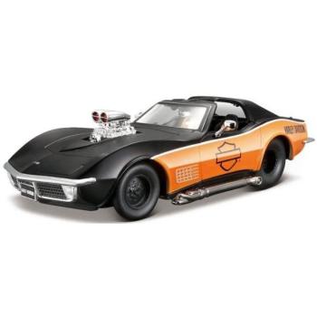 Maisto - Harley-Davidson Custom, 1970 Chevrolet Corvette, 1:24 kép