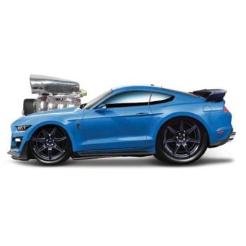 Maisto – Izomgépek – 2020 Mustang Shelby GT500, kék, 1:64 kép