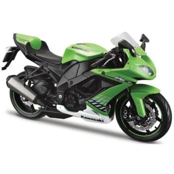 Maisto - Motorkerékpár állvánnyal, Kawasaki Ninja ZX-10R, 1:12 kép