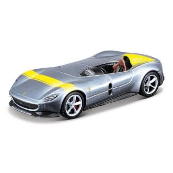 Maisto - Speed Icons - Ferrari Monza SP1, ezüst-sárga, 1:64 kép