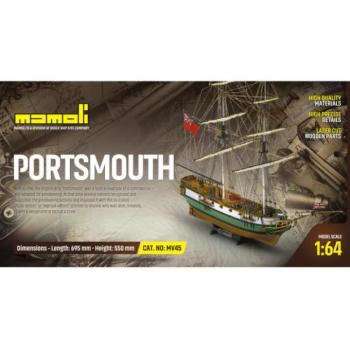 MAMOLI Portsmouth 1796 1:64 készlet kép