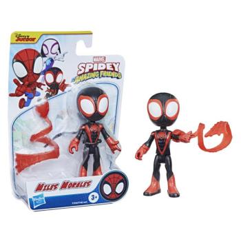 Marvel: Spidey és csodálatos barátai játékfigura 10 cm-es - Miles Morales kép