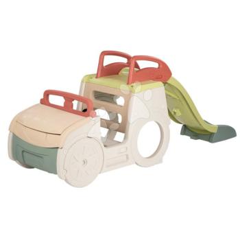Mászóka Autó homokozóval motorháztető alatt Adventure Car Life Smoby dudával és 150 cm csúszda vízsugárral UV szűrővel 18 hó-tól kép