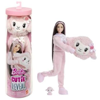 Mattel Barbie CUTIE REVEAL Barbie édes masnik - rózsaszín bárány