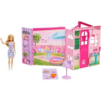 Mattel Barbie Hétvégi babaház, készlet babával kép