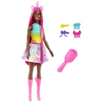 Mattel Barbie mesebeli hosszú hajú baba - tündéri egyszarvú kép