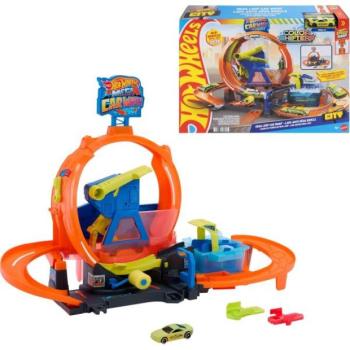 Mattel Hot Wheels City Mega Loop - autómosó 1 színváltóval kép