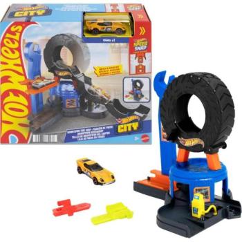 Mattel Hot Wheels City Városközpont Városi gumiszerviz JHL75 kép