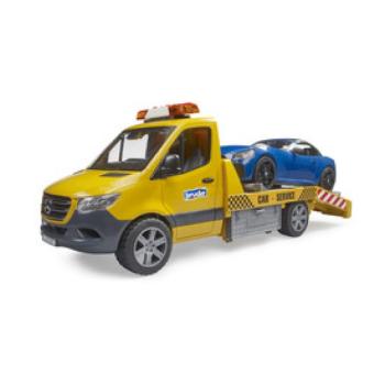 Bruder MB Sprinter autómentő L +S modullal és Bruder Roadster kép