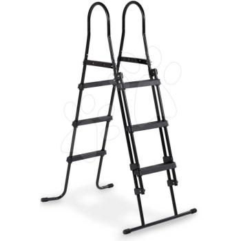 Medence létra pool ladder Exit Toys 91-107 cm magas kerethez fémváz csúszásmentes fekete kép
