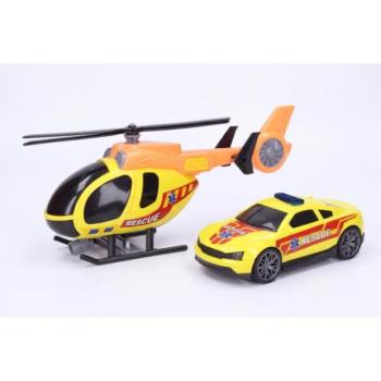 Mentőhelikopter effektusokkal készlet 29cm kép