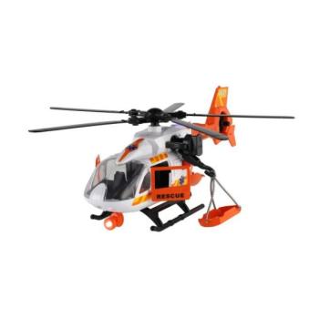 Mentőhelikopter műanyag 32cm elemes világítással és hanggal kép