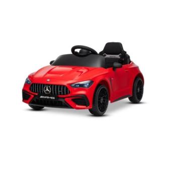 Mercedes CLE 12V elektromos kisautó hátsókerék-meghajtással, piros, egyszemélyes, Lítium kép