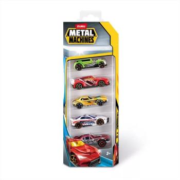 Metal Machines fém kisautó szett 5 db-os, 4. sorozat - többféle kép