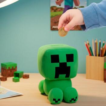 Minecraft - 2 az 1-ben Creeper Plüssfigura és Persely 20 cm-es kép