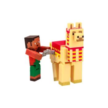 Minecraft 3D játékfigura felhúzható állattal 2. sorozat - Noor a lámával kép