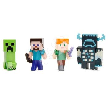 Gyűjthető figurák Minecraft 4-Pack Jada fém szett 4 fajta 6 cm magas kép