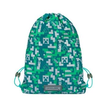 MINECRAFT Ezüst Creeper táska kép