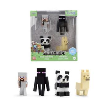Minecraft fém figura 6cm, 4 darab /csomag