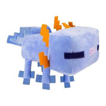 Minecraft plüss Axolotl kék 44 cm kép