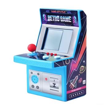 Mini arcade retro játékgép - nyerőgép formájában 23 játékkal (BBJ) kép