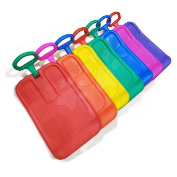 Mini bob szánkó robosztus fogantyúval duplafalú felfázás ellen 50 cm kép