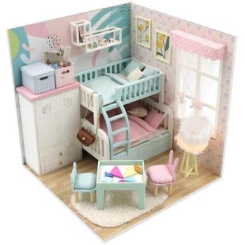 Miniatűr a ház Hangulatos gyerekszoba kép