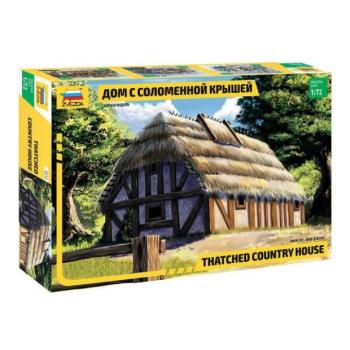 Model Kit épület 8532 - Nádfedeles vidéki ház (1:72) kép