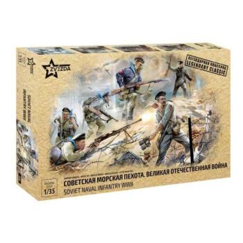 Model Kit figurák 3520 - Szovjet Haditengerészeti Gyalogság WWII (1:35) kép
