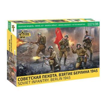 Model Kit figurák 3718 - Szovjet gyalogság Berlin 1945 (1:35) kép