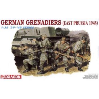 Model Kit figurák 6057 - NÉMET GRÁNÁTOSOK (KELET-POROSZORSZÁG 1945) (1:35)