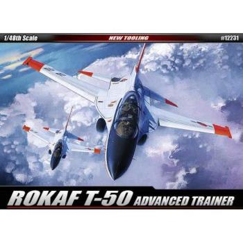 Model Kit repülőgép 12231 - ROKAF T-50 ADVANCED TRAINER (1:48) kép