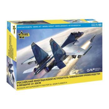 Model Kit repülőgép 4808 - SU-30SM Orosz Vadászgép (1:48) kép