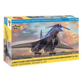 Model Kit repülőgép 7045 - Tu-144 Szuperszonikus polgári repülőgép (1:144) kép