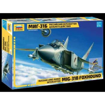 Model Kit repülőgép 7244 - MIG-31B FOXHOUND (újbóli kiadás) (1:72) kép