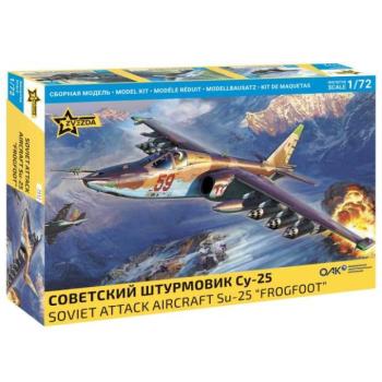 Model Kit repülőgép 7312 - Szovjet Támadó Repülőgép Su-25 "Frogfoot" (1:72) kép